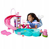Лялька барбі Barbie Dream Pool "басейн мрій" зі злітною гіркою джакузі + аксесуари Jfp01, фото 5