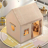 Будиночок для дітей намет для гри замок палац для кімнати різдвяний, фото 6