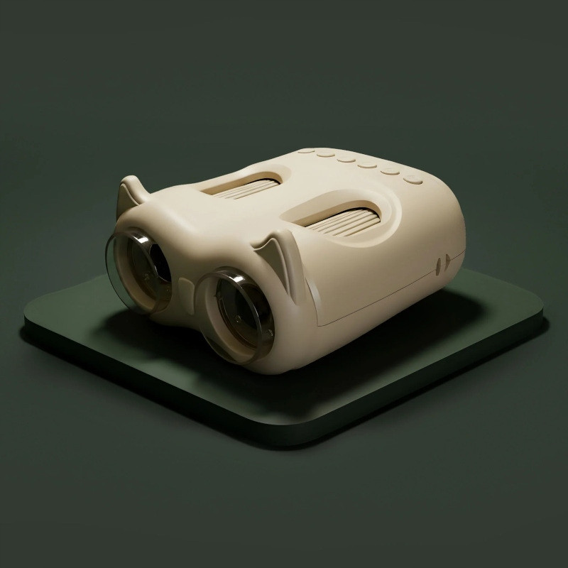 Kidlupe 2в1 бінокль і мікроскоп для дітей бежевий, фото 1