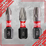 Набір біт ударних насадок ударні біти насадки Ph Pz Tx Hex 70el, фото 7