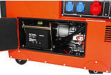 Дизельний генератор 7 кВт Kraft&Dele KD3241 з електростартером і AVR, фото 10