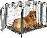 Велика клітка для собаки для автомобіля транспортна металева 121x74x82 Xxl, фото 10