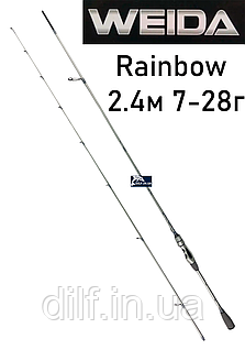 Спиннинг Weida Rainbow 2.4м (7-28г)