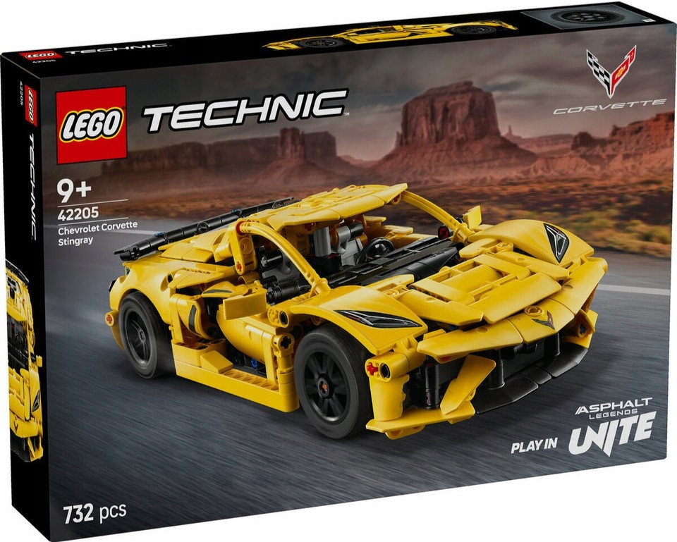 Lego Technic 42205 Chevrolet Corvette Stingray, фото 1