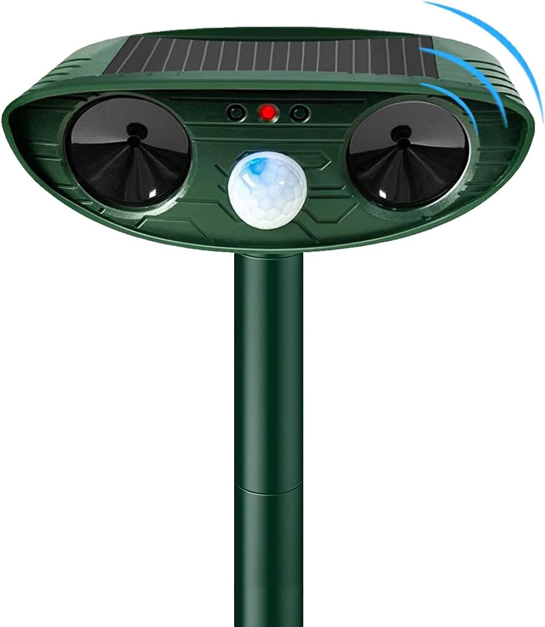 Репелент проти кішок, Ультразвуковий репелент від кішок, Сонячний репелент від щурів, Детерент для садів Великобританії, Вуличні, фото 1