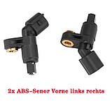 2 шт. Датчик ABS спереду Справа зліва для VW Golf 4 IV Polo 6N1 6N2 Audi A3 8L Сидіння, фото 2