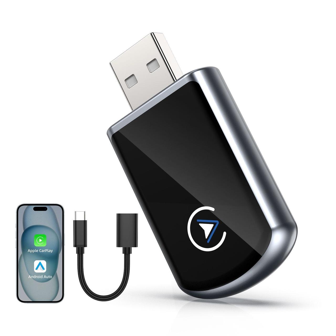 Бездротовий адаптер для Apple CarPlay / Android Auto безпровідний карплей, фото 1