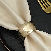 Набір кілець для серветок Leeseph Gold 6 шт Mv077