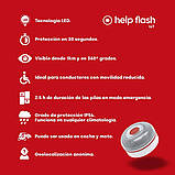 Датчик допомога в прошивці IoT Emergency Light V16 з геолокацією + червона неопренова кришка, розширювана з 2026 року, з DGT 3.0, фото 5