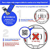 Датчик допомога в прошивці IoT Emergency Light V16 з геолокацією + червона неопренова кришка, розширювана з 2026 року, з DGT 3.0, фото 6