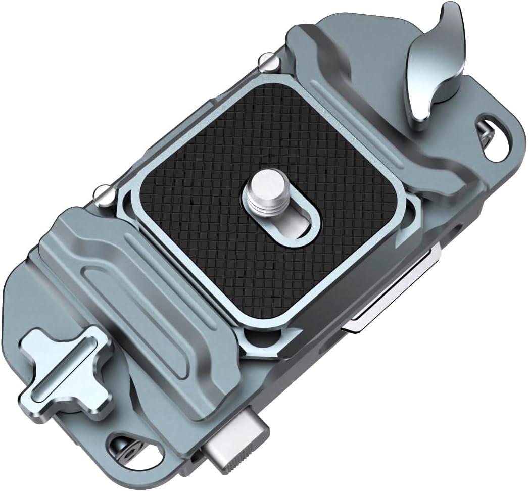 Плико-клепси для камери та затискач для рюкзака, система швидкого кріплення з отвором для гвинта 1/4 дюйма, сумісна з DSLR, фото 1