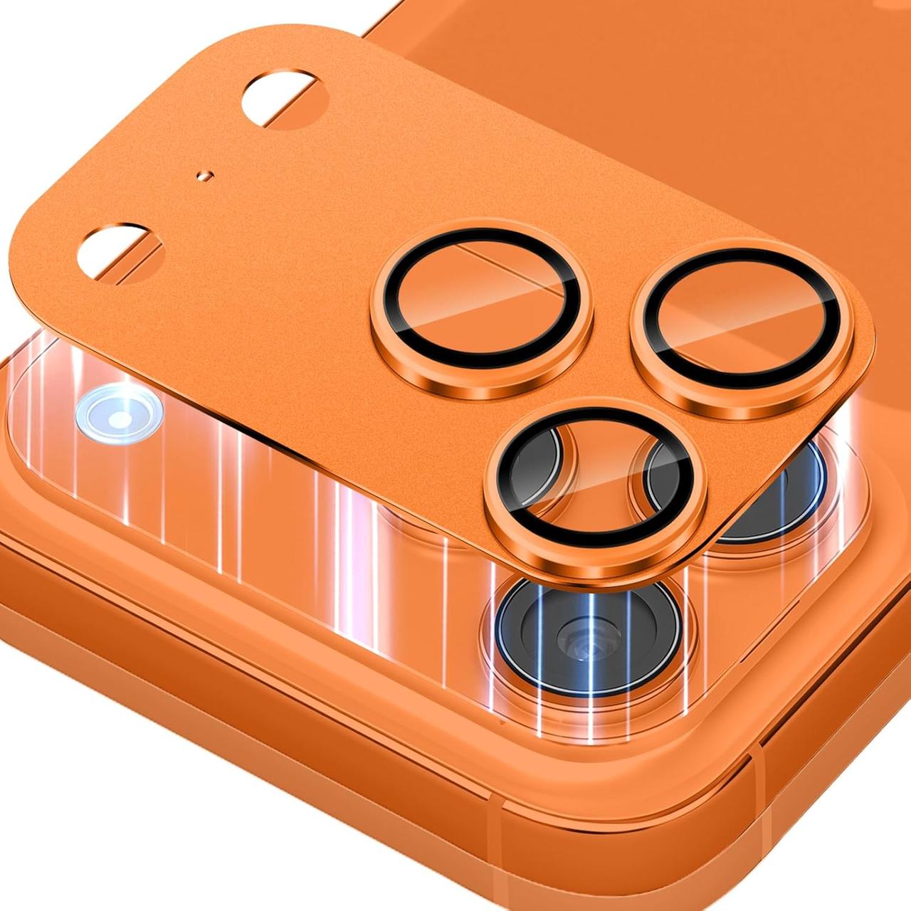 Захисна плівка для камери для iPhone 17 Pro Max, захисна плівка для камери з прозорого алюмінієвого сплаву HD, матова, фото 1