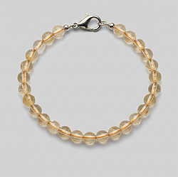 Цитрин Ø6 браслет, 0629ТЦ