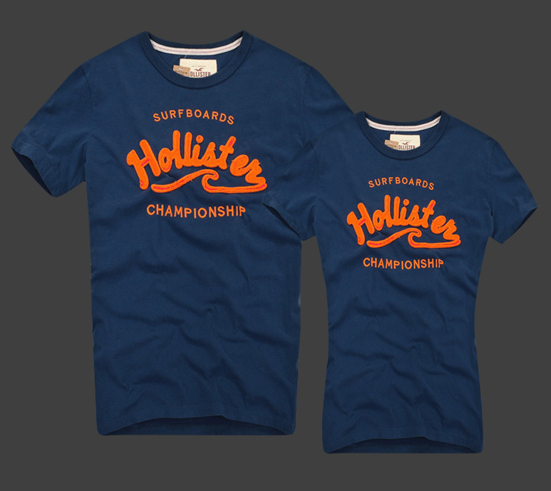 Hollister Жіночі та Чоловічі футболки 100% бавовна