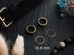 Люверси. Колір "стара латунь". 10.5 мм / Люверси. Колір "стара латунь". 10.5 мм