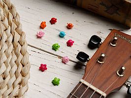 Пластикові елементи для творчості та декупажу. Квіточка. Колір мікс. 10мм