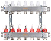 Колектор з витратомірами Icma К073 1"х7 (87K073179PR32QU)