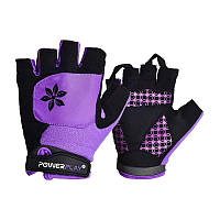 PowerPlay PowerPlay 5284 Gloves Black/Purple (XS size)
