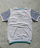 Біла футболка для хлопчиків розміри: 110,116,122,128 зросту, фото 2