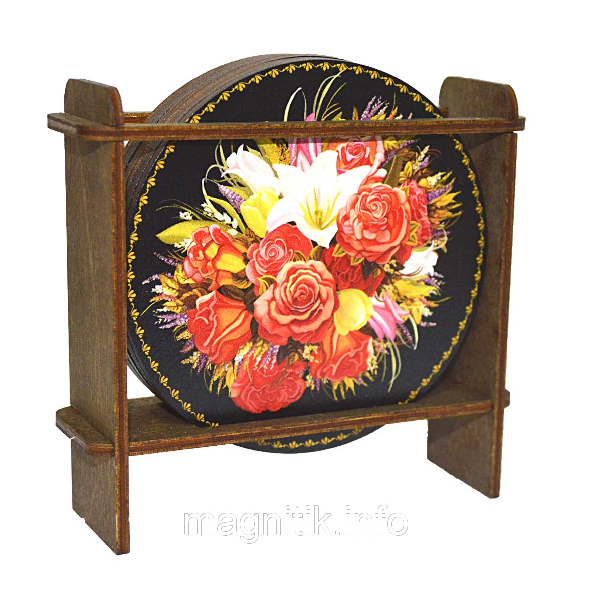 Підставки під гаряче "Троянди та лілії", фото 1