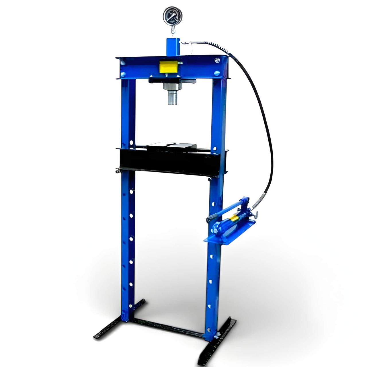 Гідравлічний прес для автосервісу Revov 10 т гідравлічний прес з манометром підлоговий гідравлічний станок, фото 1