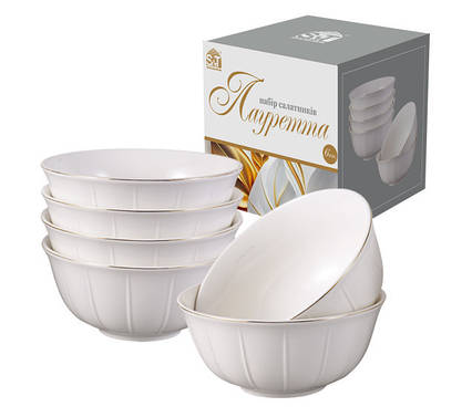 30960-00 Набір 6 салатників 7' (950 мл, 17,5 см) Лауретта