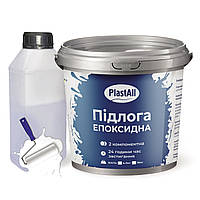 Епоксидна наливна підлога для бетону та металу Plastall™ 1 кг Білий