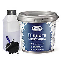 Епоксидна наливна підлога для бетону та металу Plastall™ 1 кг Чорний