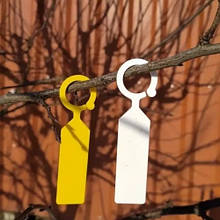 Садові бірки для маркування рослин жовті 50 шт