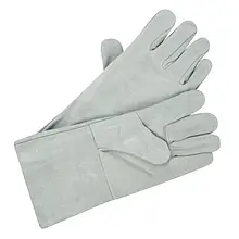 Краги термостійкі посилені з натуральної замші INTERTOOL (SP-0015) XL