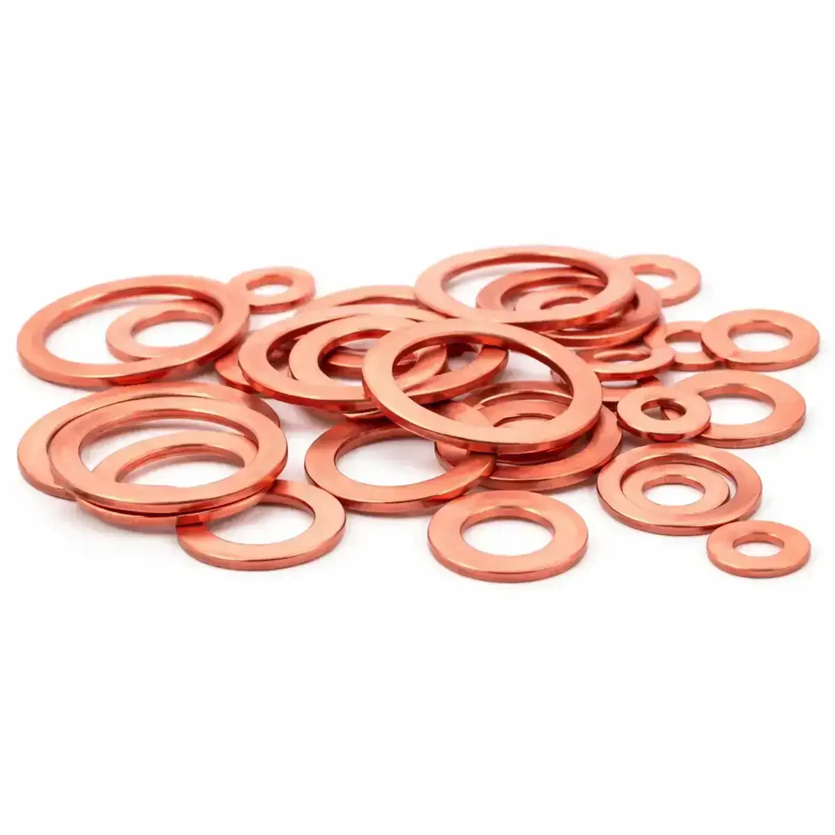 Ущільнювальна шайба мідна 14х20-0,5 мм. 100 штук.