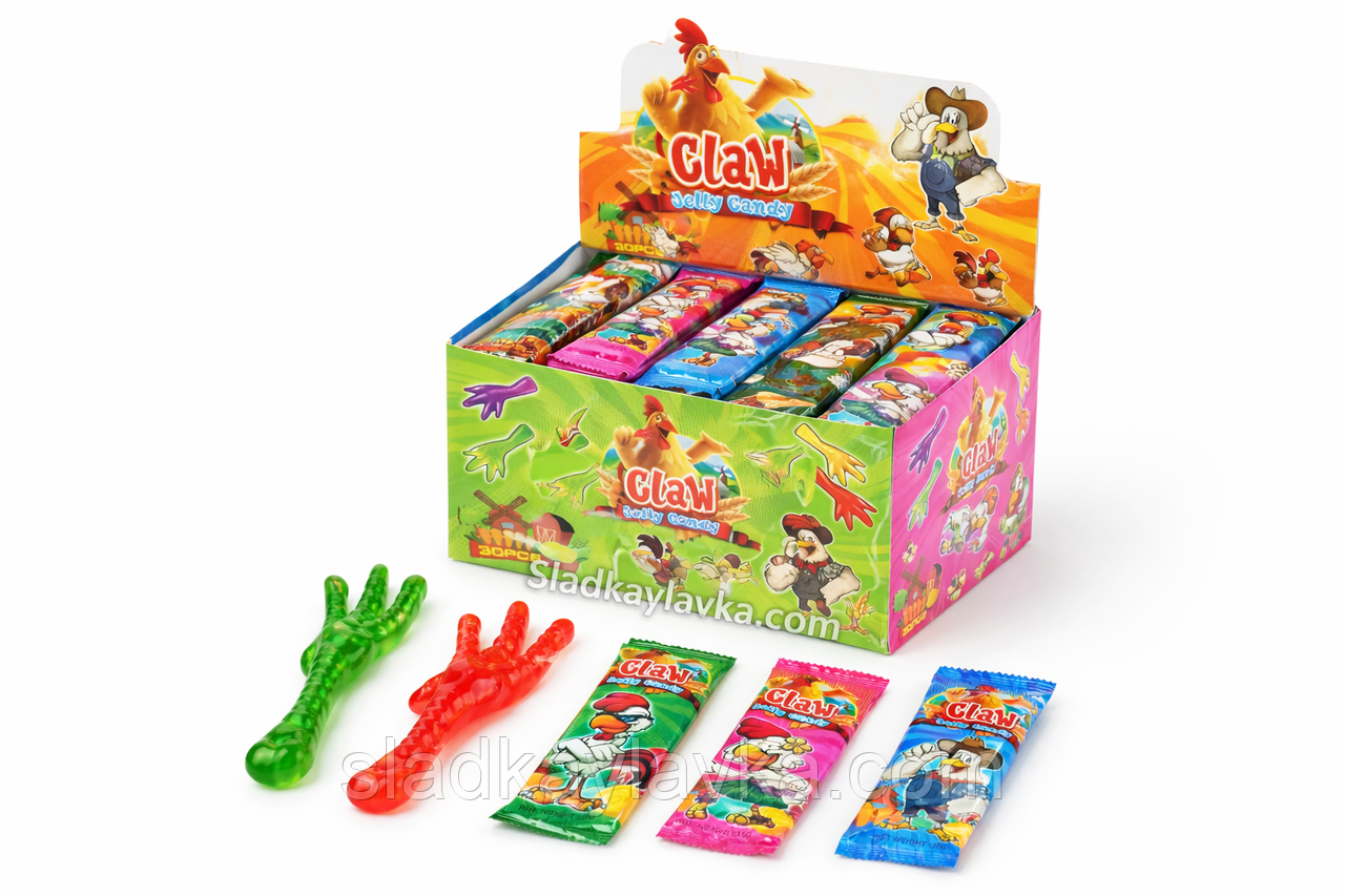 Желейна цукерка Курячі Лапки Claw Jelly Candy 30 шт (Profisa), фото 1
