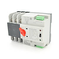 Автомат введення резерву (АВР) триполюсний OSGQ8-125/3P, 230V/125A на DIN-рейку для генераторів dutyfree
