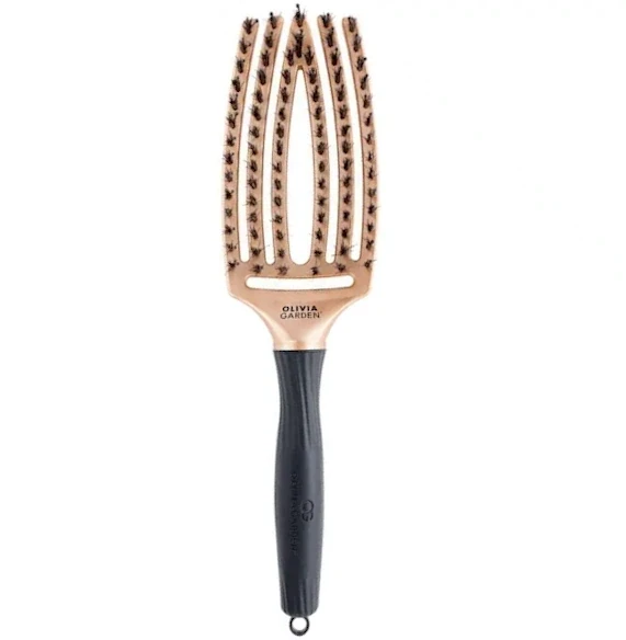 Щітка для волосся Olivia Garden Finger Brush Purity White Gold, золото (OGID1688)