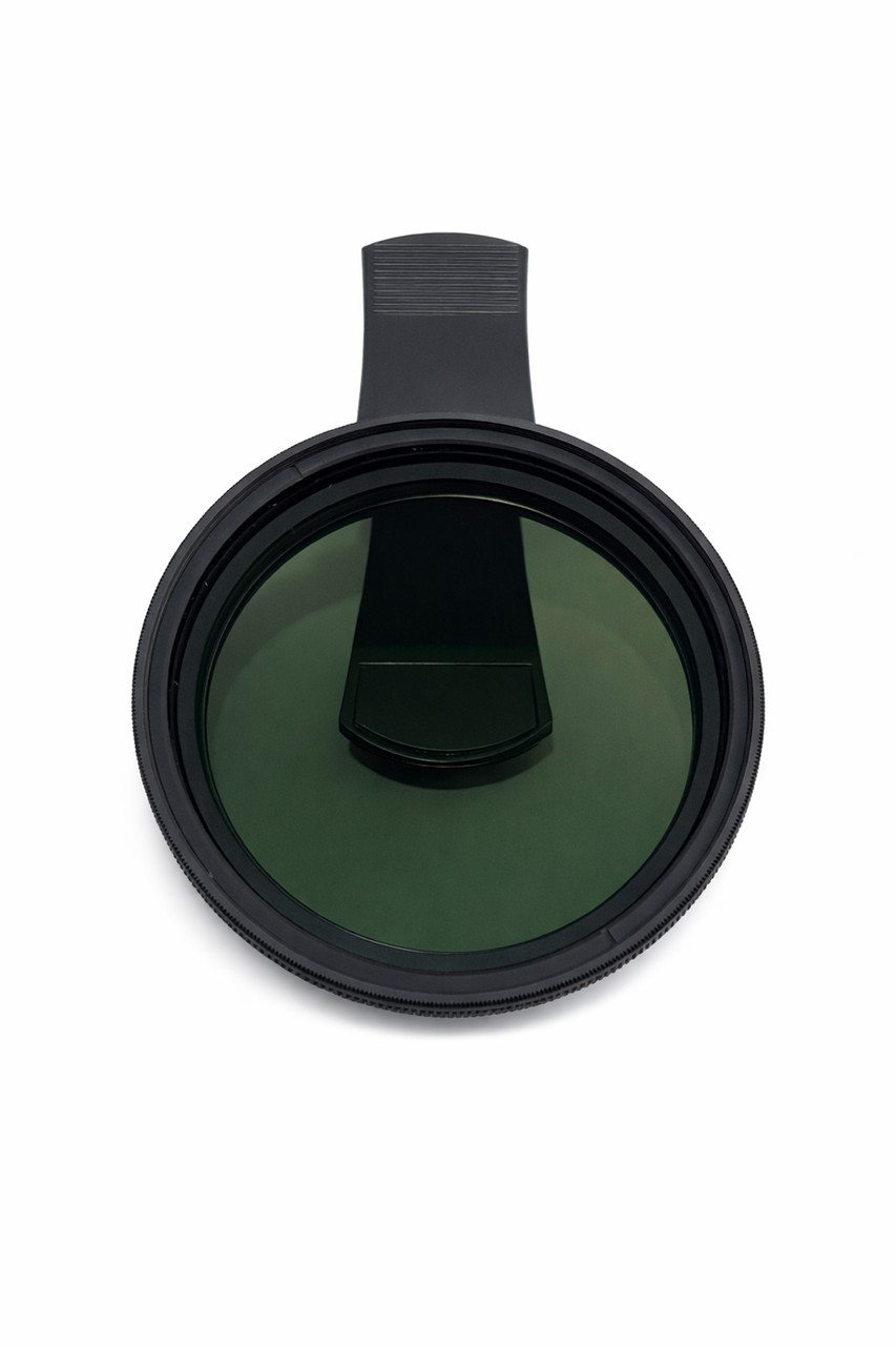 Фільтр для камери смартфона K&F Concept 67 мм, Clip-on Black Mist 1/8 + Variable ND 2–32, фото 1