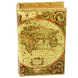 Скринька книга "Old map" велика