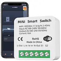 Модуль Wi-Fi вимикач (реле) підтримка Tuya Smart Life, Alexa, Alice, Google Home