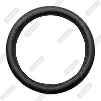 Чохол на кермо шкіра "XXXL" (47-48см) чорний Elegant 115374 перфорація/один шов 9,5см