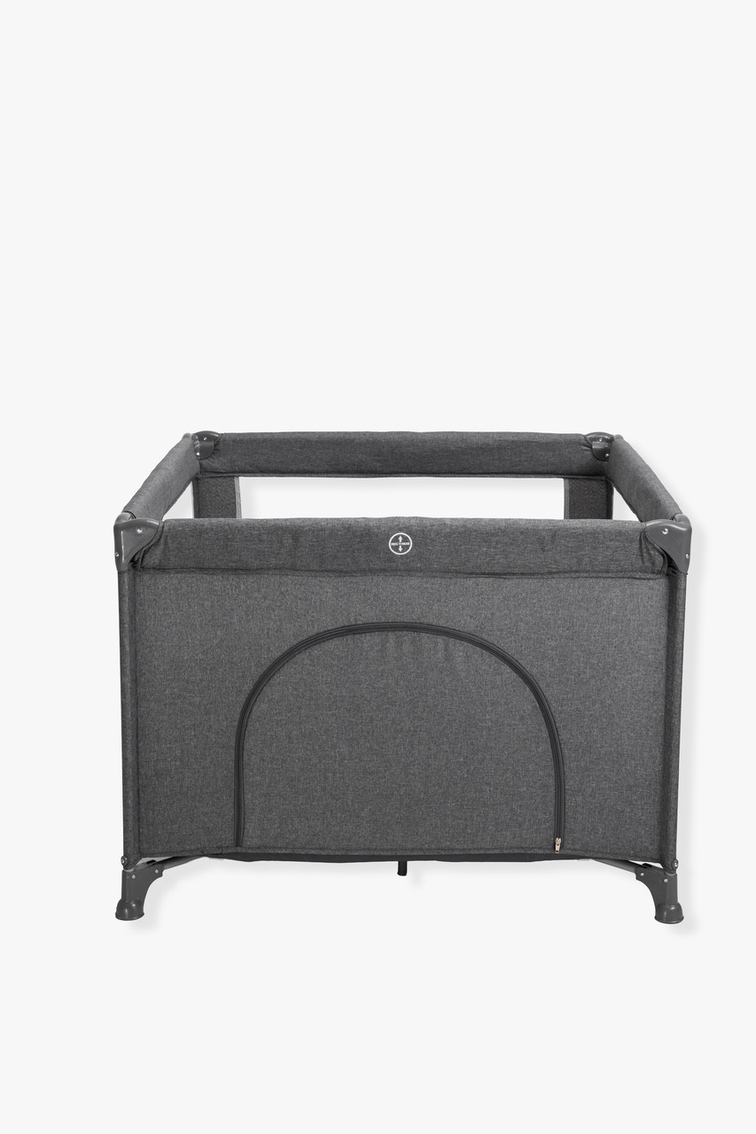 Манеж дитячий квадратний VELANO Cubo, dark grey, фото 1