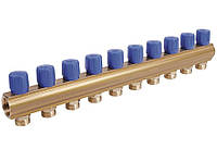 Колектор Icma №1105 з регулювальними вентилями 1“ 10 виходів (871105PM0512)