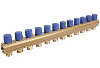 Колектор Icma №1105 з регулювальними вентилями 1“ 12 виходів (871105PU0512)