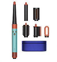 Мультистайлер для волосся Airwrap 6 насадок синій 1300 Вт стайлер плойка для волосся локонів і укладки Блакитний HP-4PBL