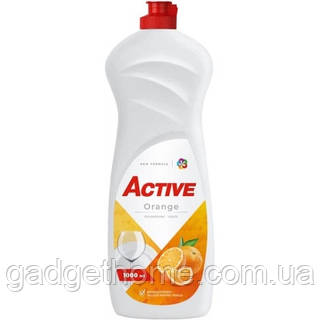 ТОП! Средство для ручного мытья посуды Active PR Dishwashing Orange 1 л (4820196010395) - (gHome)