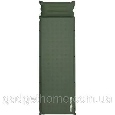 ТОП! Матрац надувний Naturehike CNK2550WS025, 200х65х6 см, зелень (6977465868787) — (gHome), фото 1