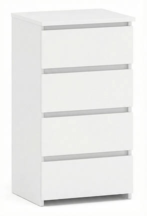 Комод 4Ш Бруклін, Меблі Сервіс, Білий, фото 2