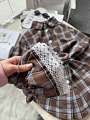 Кашемірова сорочка у клітинку рожевого кольору