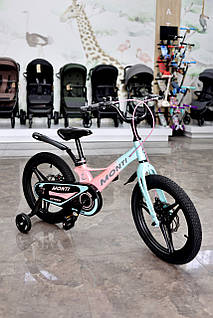 Велосипед двоколісний Corso Monti на 18 дюймів, Pink/Mint 18110