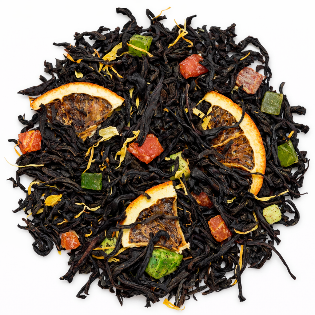 Чай чорний Апельсин ківі, 100 г