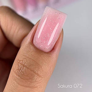 72 SAKURA Builder GLITTER GEL 10гр. Lady Arms