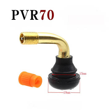 Вентиль на електровелосипед, електромопед PVR-70 90 градусів